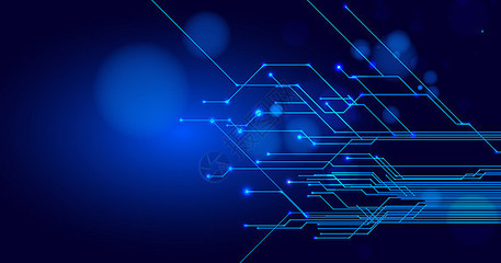 酷炫大氣科技線條背景